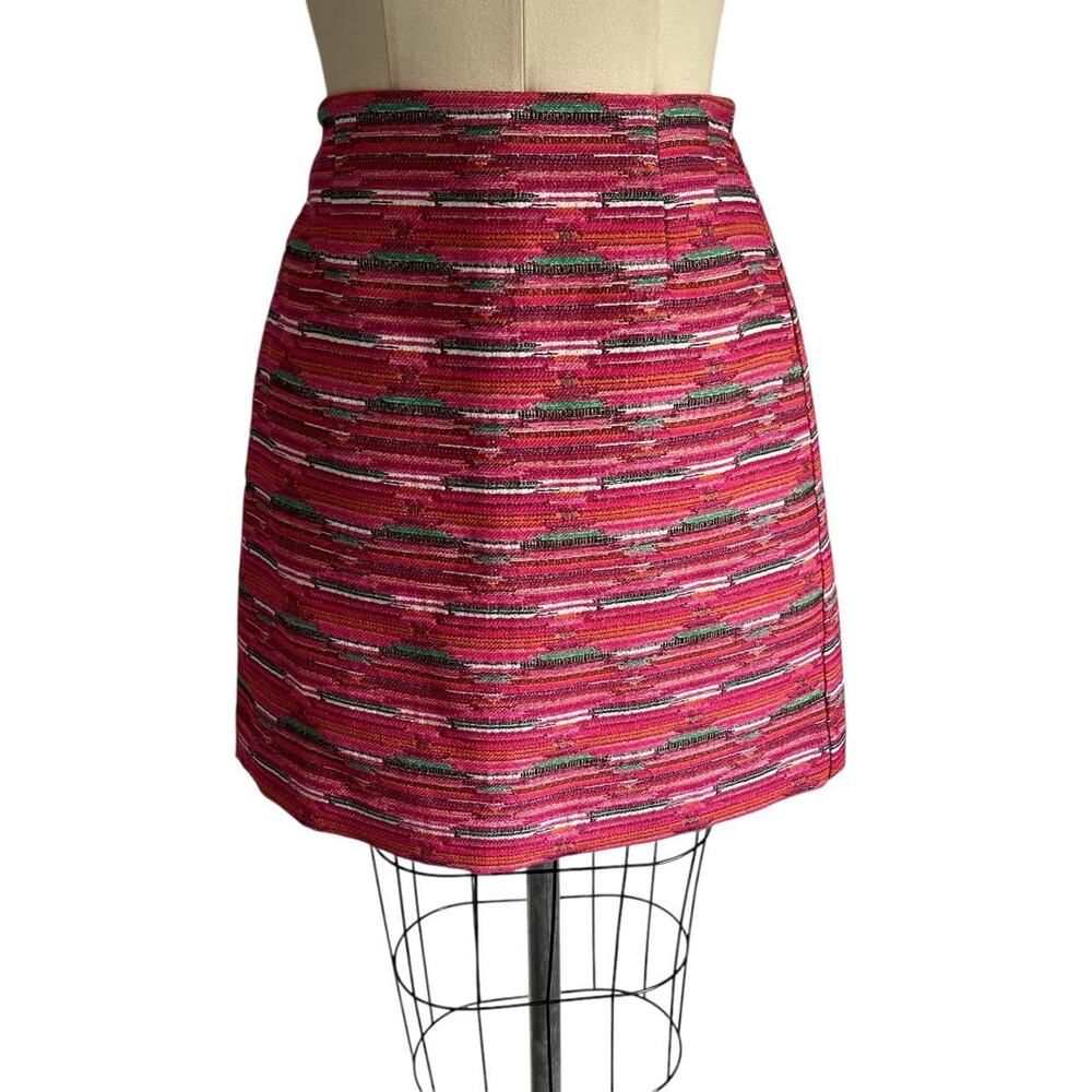 Loft Colorful Ikat Mini Skirt: Y2K, Modern